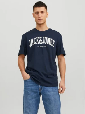 Jack&Jones T-Shirt Josh 12236514 Granatowy Relaxed Fit
