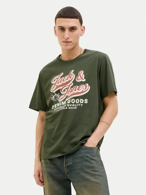 Jack & Jones T-Shirt Logo 12279535 Zielony Standard Fit