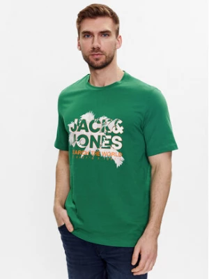 Jack&Jones T-Shirt Marina 12233600 Zielony Standard Fit