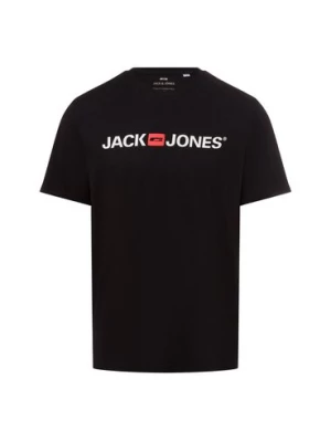 Jack & Jones T-shirt męski Mężczyźni Dżersej czarny,