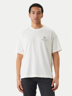 Jack & Jones T-Shirt Niagara 12293422 Écru Regular Fit Kremowy