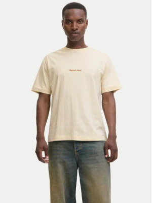 Jack & Jones T-Shirt Norrebro 12282892 Écru Relaxed Fit Kremowy