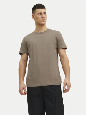 Jack & Jones T-Shirt Organic Basic 12156101 Beżowy Regular Fit