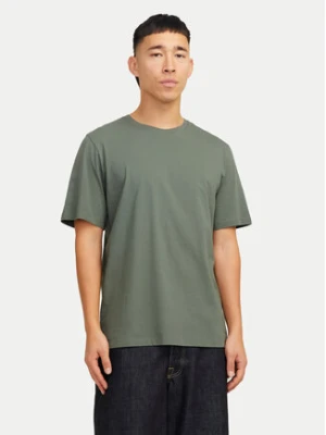 Jack&Jones T-Shirt Organic Basic 12156101 Zielony Standard Fit
