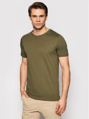 Jack&Jones T-Shirt Orrganic Basic 12156101 Zielony Slim Fit