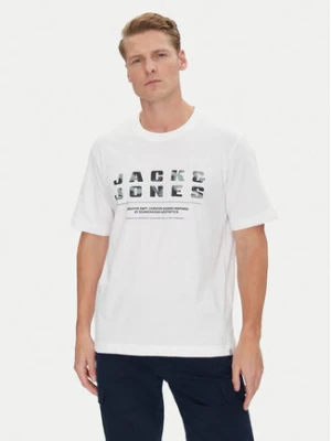 Jack&Jones T-Shirt Recharge 12274716 Biały Relaxed Fit