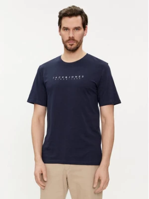 Jack&Jones T-Shirt Setra 12247985 Granatowy Standard Fit