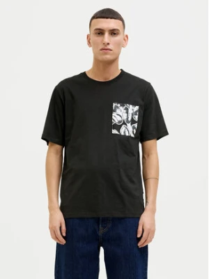 Jack & Jones T-Shirt Split 12272995 Czarny Regular Fit
