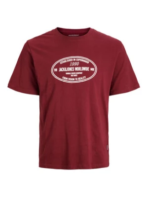Jack&Jones T-Shirt York 12283800 Czerwony Relaxed Fit