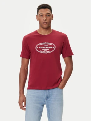 Jack&Jones T-Shirt York 12283800 Czerwony Relaxed Fit