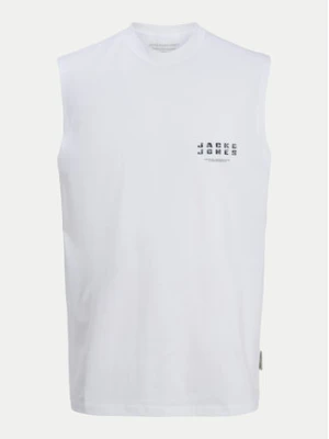 Jack&Jones Tank top Charge 12274740 Biały Relaxed Fit