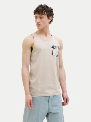 Jack&Jones Tank top Hawaii 12269321 Beżowy Standard Fit