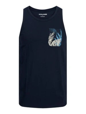 Jack&Jones Tank top Hawaii 12269321 Granatowy Standard Fit