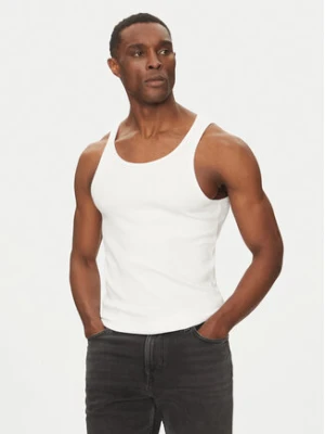 Jack&Jones Tank top Islington 12273156 Biały Slim Fit