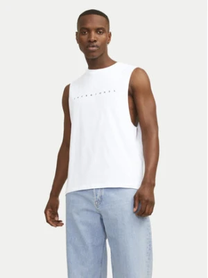 Jack&Jones Tank top Jjestar 12249131 Biały Oversize