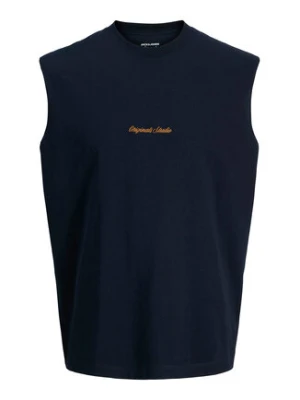 Jack & Jones Tank top Norrebro Emb 12292009 Granatowy Regular Fit
