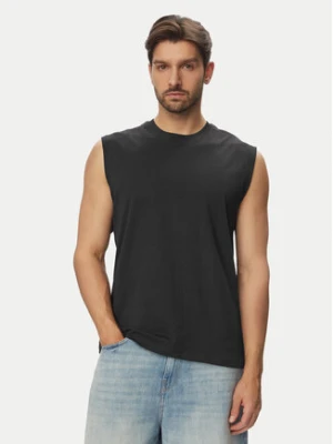 Jack & Jones Tank top Simon 12297709 Czarny Relaxed Fit