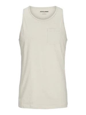 Jack & Jones Top "Jake" w kolorze beżowym rozmiar: S