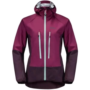 Jack Wolfskin Alpspitze Hoody Jkt W 1307391-1014, Damskie, Fioletowe, kurtki, poliester, rozmiar: L