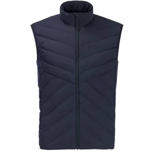 Jack Wolfskin Athletic Down Vest M 1206692-1010, Męskie, Granatowe, bezrękawniki, poliester, rozmiar: 3XL