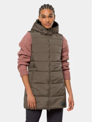 Jack Wolfskin Bezrękawnik Eisbach Vest 1206991 Brązowy Regular Fit