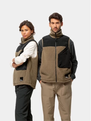 Jack Wolfskin Bezrękawnik Maarweg 1711441 Brązowy Regular Fit