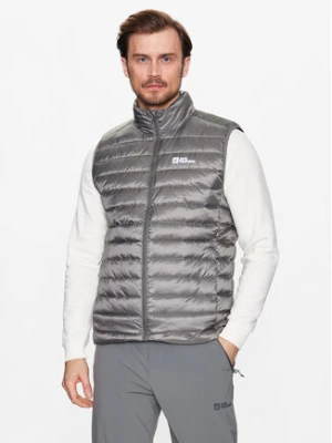 Jack Wolfskin Bezrękawnik Pack & Go Down 1207011 Szary Regular Fit