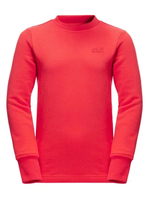 Jack Wolfskin Bluza "Essential Crewneck K" w kolorze różowym rozmiar: 140