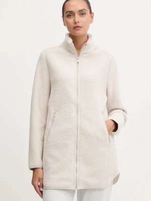 Jack Wolfskin bluza polarowa HIGH CURL kolor beżowy gładka A65074
