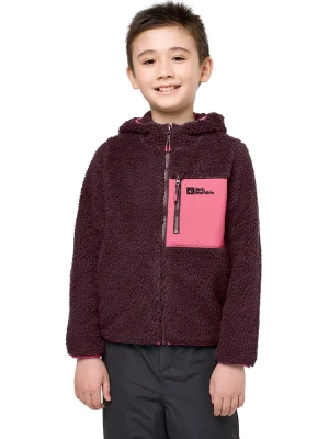 Jack Wolfskin Bluza polarowa "Ice Curl" w kolorze ciemnofioletowym rozmiar: 128