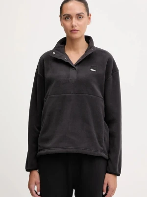 Jack Wolfskin bluza polarowa Sumetro damska kolor czarny gładka A64110