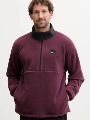 Jack Wolfskin bluza polarowa SUMETRO męska kolor fioletowy gładka A64109