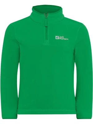 Jack Wolfskin Bluza polarowa "Taunus" w kolorze zielonym rozmiar: 164