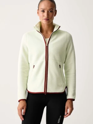 Jack Wolfskin bluza rozpinana damska polarowa Lite Curl zielony