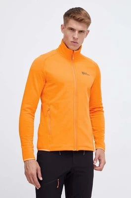 Jack Wolfskin bluza sportowa Baiselberg kolor pomarańczowy gładka 1711381