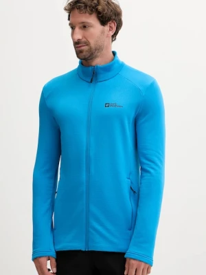 Jack Wolfskin bluza sportowa Kolbenberg kolor niebieski gładka A63964