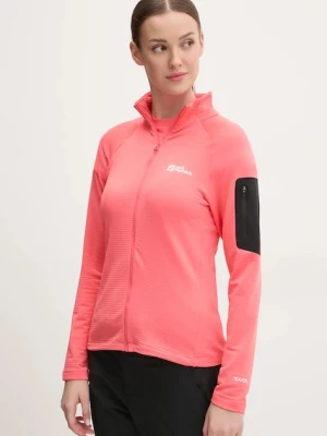 Jack Wolfskin bluza sportowa Prelight kolor różowy z aplikacją A63790