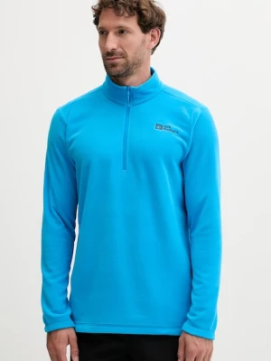 Jack Wolfskin bluza sportowa Taunus kolor niebieski gładka 1709522