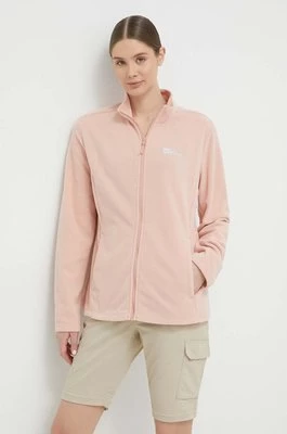 Jack Wolfskin bluza sportowa Taunus kolor różowy gładka 1711391