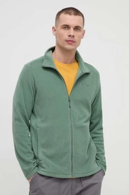 Jack Wolfskin bluza sportowa Taunus kolor zielony gładka 1711451