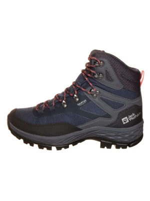 Jack Wolfskin Botki trekkingowe "Rebellion Guide Texapore Mid" w kolorze granatowym rozmiar: 40