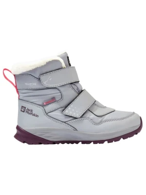 Jack Wolfskin Botki zimowe "Polar Bear-g" w kolorze srebrnym rozmiar: 31