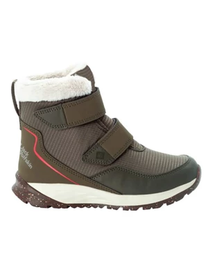 Jack Wolfskin Botki zimowe "Polar Wolf" w kolorze khaki rozmiar: 37