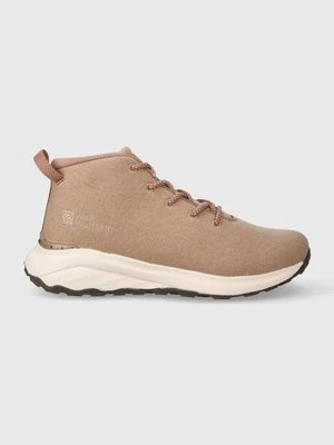 Jack Wolfskin buty Campfire Wool Mid damskie kolor brązowy