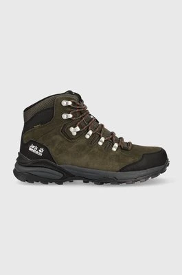 Jack Wolfskin buty Refugio Texapore Mid męskie kolor zielony 4049841