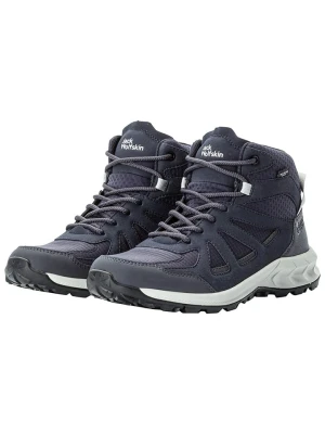 Jack Wolfskin Buty trekkingowe "WOODLAND 2 TEXAPORE MID" w kolorze granatowym rozmiar: 38