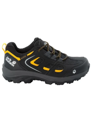 Jack Wolfskin Buty turystyczne "VOJO TEXAPORE" w kolorze czarno-antracytowo-żółtym rozmiar: 34