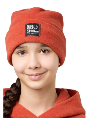 Jack Wolfskin Czapka beanie "Smileyworld" w kolorze czerwonym rozmiar: onesize