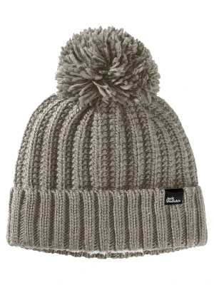 Jack Wolfskin Czapka "Highloft" w kolorze beżowym rozmiar: S