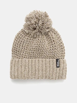 Jack Wolfskin czapka MEDLEY kolor beżowy A65237